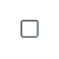 Fogatti InstaShower Ultra Water Heater Access Door Frame, 15" x 15", Gray