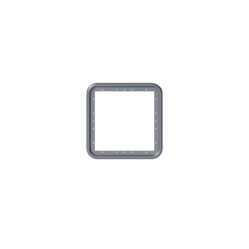Fogatti InstaShower Ultra Water Heater Access Door Frame, 15" x 15", Gray