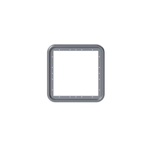 Fogatti InstaShower Ultra Water Heater Access Door Frame, 18" x 18", Gray