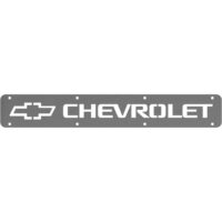 Rock Tamers Chevrolet Trim Plate, Polished Stainless Steel, Silver