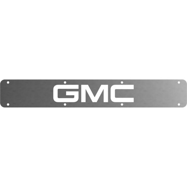 Rock Tamers GMC Trim Plate, Polished Stainless Steel, Silver
