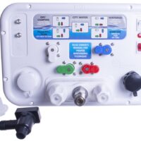 B&B Molders Nautilus P3 Fresh Water Panel, White with Spin Sprayer Inlet