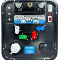 B&B Molders Fresh Water Panel, Black with Tank Flushing and LED Pump Switch