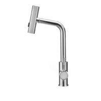 Dura Faucet Silver Pull-Out Kitchen Faucet, Single Lever, Chrome