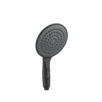 Dura Faucet Black Hand-Held Shower Head, 6 Inch, Matte