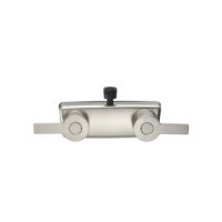 Dura Faucet Shower Valve, 2-Valve Control, Satin Nickel, 4 Inch