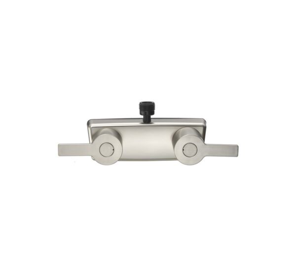 Dura Faucet Shower Valve, 2-Valve Control, Satin Nickel, 4 Inch