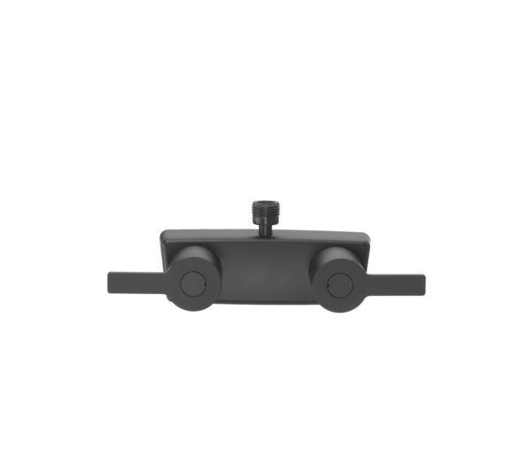 Dura Faucet Shower Valve, 2-Valve Control, Matte Black, 4 Inch