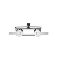 Dura Faucet Shower Valve, 2-Valve Control, Chrome Plated, 4 Inch