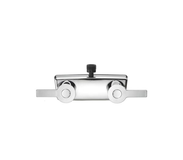 Dura Faucet Shower Valve, 2-Valve Control, Chrome Plated, 4 Inch