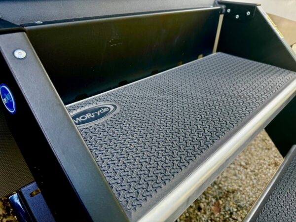MORryde Entry Step Tread Cover, 23-1/2 x 7 Inch, Black, Slip-Resistant