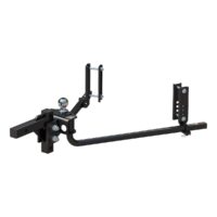 CURT TruTrack Round Bar Weight Distribution Hitch, 8,000 lb Capacity, with Sway Control