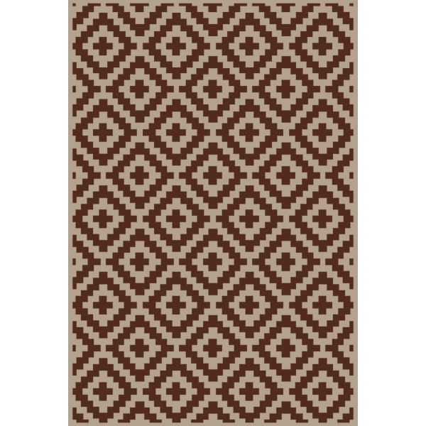 Lippert 12-Foot by 8-Foot Outdoor Patio Mat, Brown and Tan, Polyvinyl