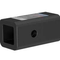 CURT Hitch Receiver Tube Adapter, 2 Inch to 1-1/4 Inch, Black