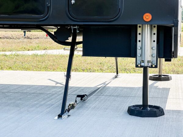 MORryde Trailer Stabilizer Jack Stand, Cross Frame, Manual, Steel