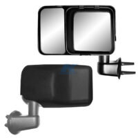 K-Source Add-On Towing Mirrors, Manual Adjustment, Black, Set of 2