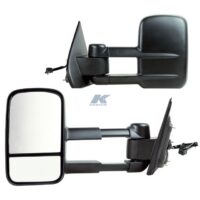 K-Source Heated Towing Mirrors, Electric, 6.875 x 11 Inch Glass, Set of 2