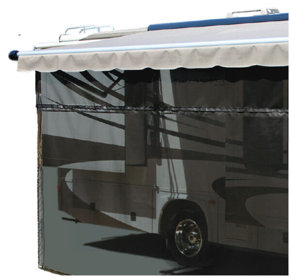Carefree EZ Zip Blockers Awning Sunshade, Black, 10 Feet, 7 Foot Drop
