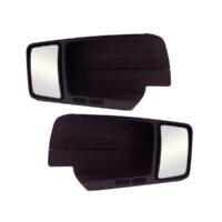 CIPA Exterior Towing Mirror Add-On, 4-1/4 x 6-3/4 in, Set of 2, Black
