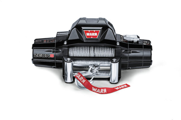 WARN ZEON 8 Winch, 8,000 Pounds, 12V, Steel Cable, Black