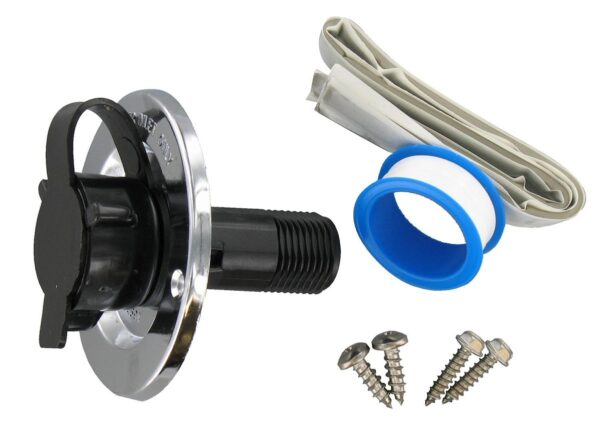 Valterra Fresh Water Inlet Black