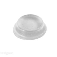 RV Designer Self-Adhesive Door Stop Bumpers, Clear, Set of 12