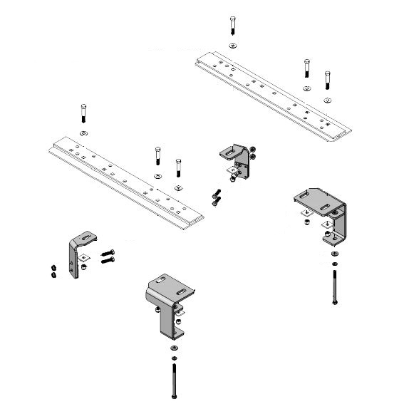 Demco SL Series Fifth-Wheel Hitch Mount Bracket