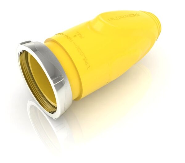 Furrion Power Cord Adapter Cover, 50 Amp, Yellow