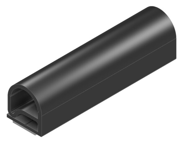 Jaeger Unitek RV Slide-Out Seal, Single Bulb, 40 Feet, Black