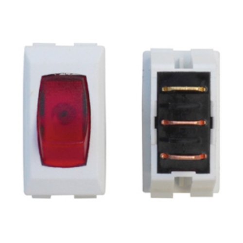 Valterra Interior Light Switch, Rocker, Red or White, 125 Volt, Illuminated