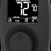 Coleman Mach RV Wall Thermostat, 12V LCD Display with Fan Speed Control