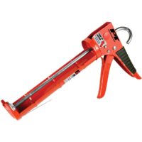 Performance Tool Caulk Gun, 10 Ounce Cartridge, Manual, Red