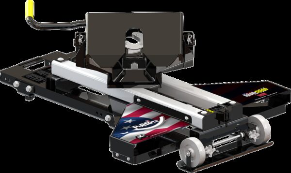 PullRite 14K ISR Series Fifth Wheel Trailer Hitch, 4-Way Pivot, Black