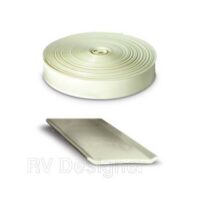 RV Designer Vinyl Trim Molding Insert, 3/4 Inch, 25 Feet, Colonial White
