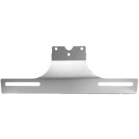RV Designer Universal License Plate Bracket, Chrome Plated, 10-1/8 x 3-1/2 Inch