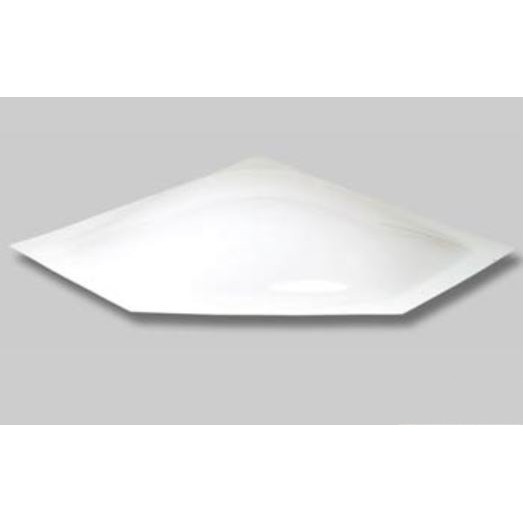 Specialty Recreation, Neo Angle Skylight, White dome, 32 x 13 in flange, 5 Inch in dome height