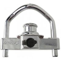 Fastway Trailer Coupler Lock, Silver, Universal, Fits 1-7/8 to 2-5/16 Inch