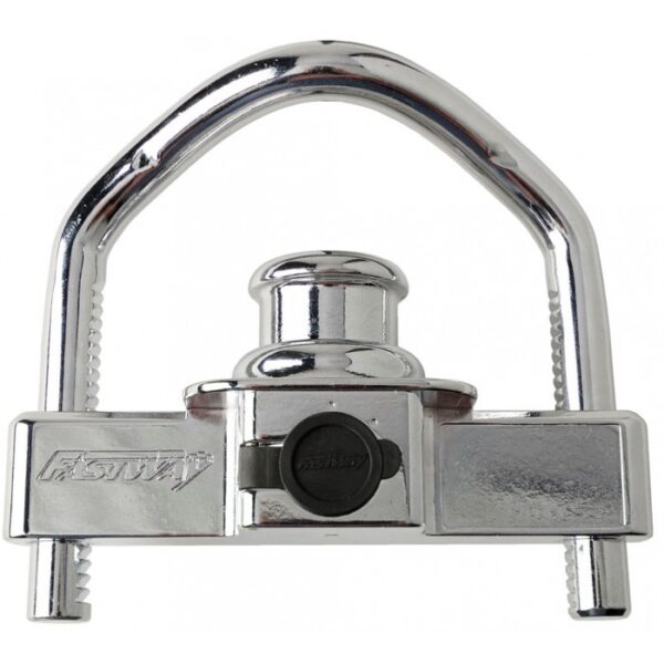 Fastway Trailer Coupler Lock, Silver, Universal, Fits 1-7/8 to 2-5/16 Inch
