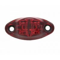 Valterra LED Side Marker, Red, Oval, 2-5/8" × 1-1/4"