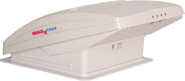 MaxxAir Roof Vent Fan, 14 x 14, 4-Speed with White Lid