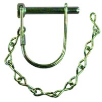 JR Products Coupler Safety Pin, 1/4" Diameter, 1-3/8", Silver