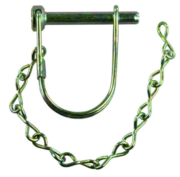 JR Products Coupler Safety Pin, 1/4" Diameter, 1-3/8", Silver