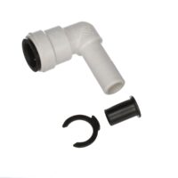 AquaLock Fresh Water Stackable Elbow Adapter, 3/4 Inch, 90 Degree, Off-White