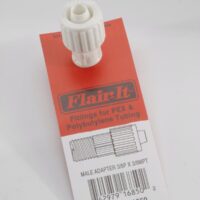 Elkhart Supply 3/8 Inch Compression to Male Thread Adapter, White