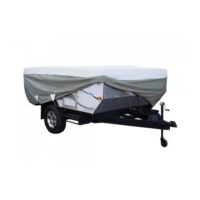 Classic Accessories Pop Up Camper Cover, 18 to 20 Feet, Gray and White