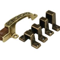 JR Products Cabinet Catch, Aluminum, Gold