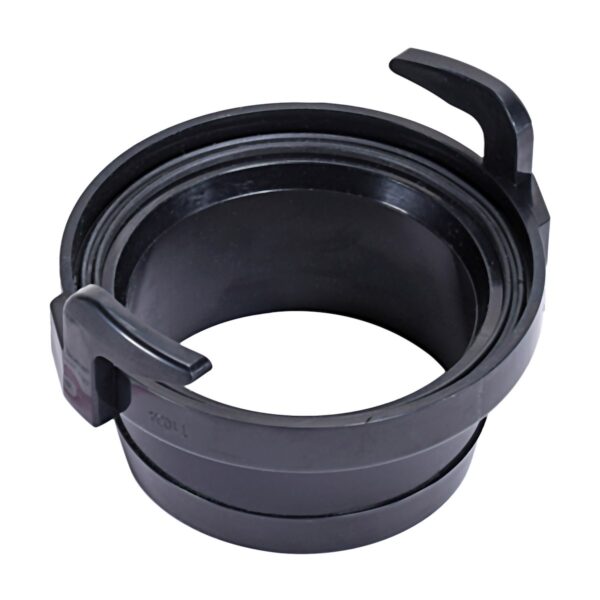 Duraflex Sewer Hose Straight Adapter, 3 Inch, Black