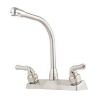 LaSalle Bristol Single Piece Kitchen Faucet, 8 Inch, Brushed Nickel