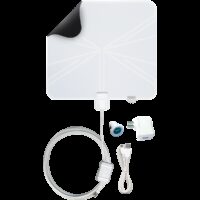 Winegard Rayzar Amplified Portable HD Antenna, White, Multi-Directional