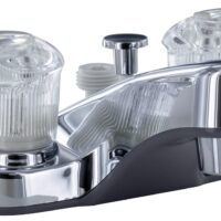 Phoenix Products 4 Inch Lavatory Faucet, Diverter, Chrome Silver